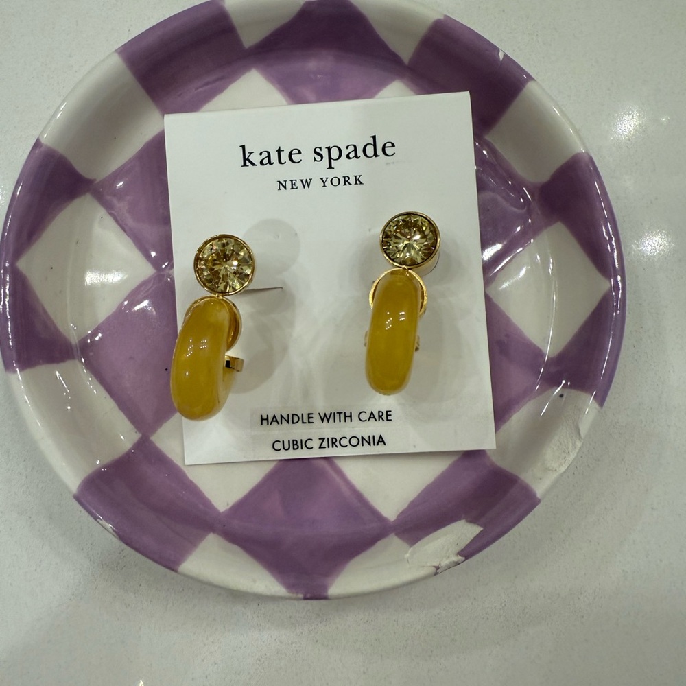 Kate Spade Yellow Earrings